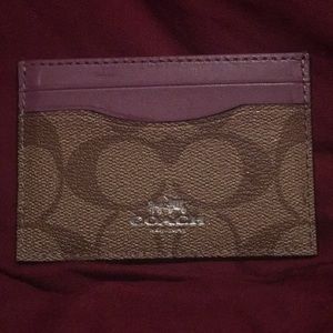 Card case signature